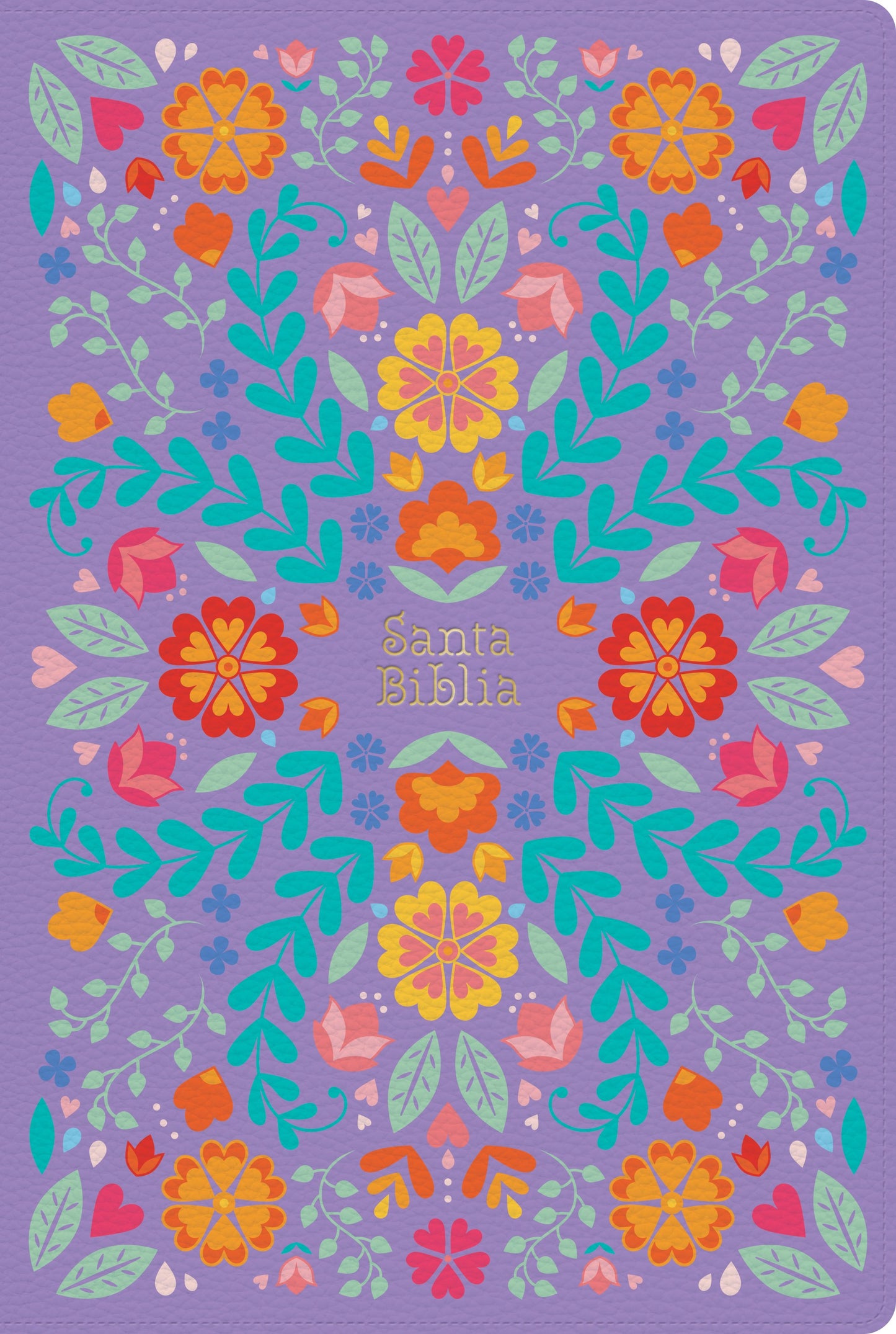 RVR 1960 Biblia Letra Gigante (Giant Print Bible)-Floral LeatherTouch Indexed