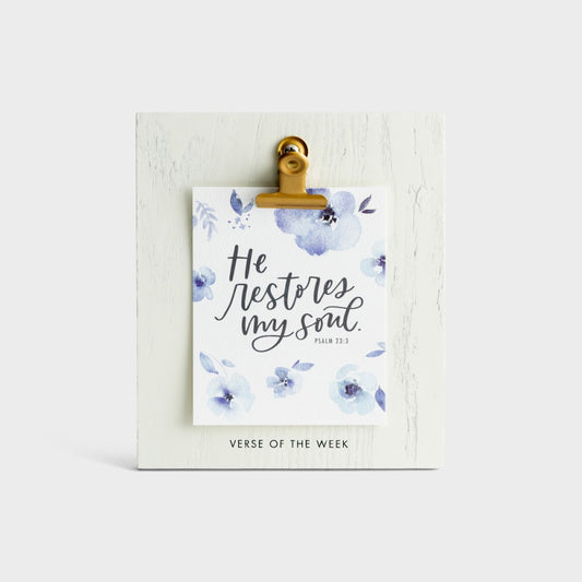 Photo Clip Decor-Studio 71-He Restores w/ Prints