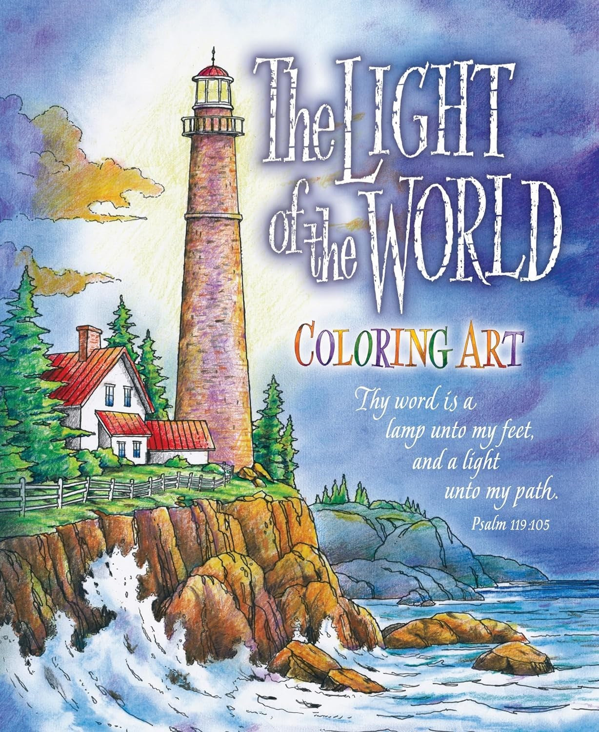 The Light Of The World Coloring Art