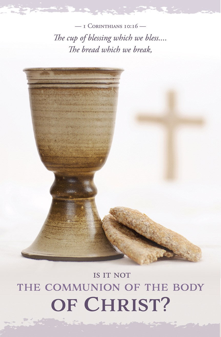 Bulletin-Is It Not The Communion Of The Body Of Christ? (1 Corinthians 10:16) (Pack Of 100) (PUB OUT OF PRINT)