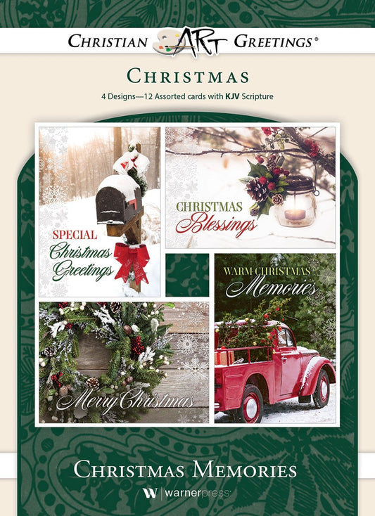 Card-Boxed-Christmas Memories Assorted (KJV) (Pack Of 12)