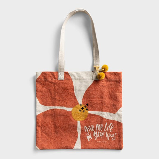 Tote Bag-Katygirl-Give Me Life (14" x 16")