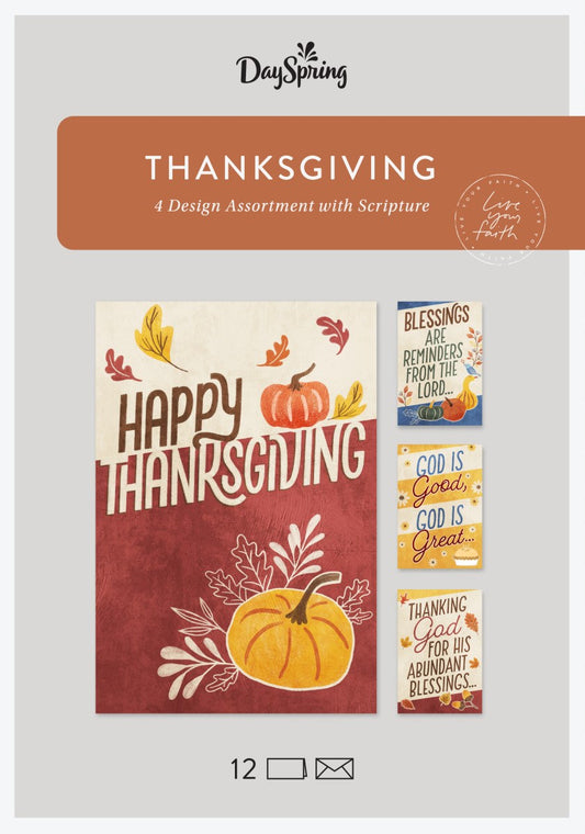 Card-Boxed-Thanksgiving-Blessings (Box Of 12)