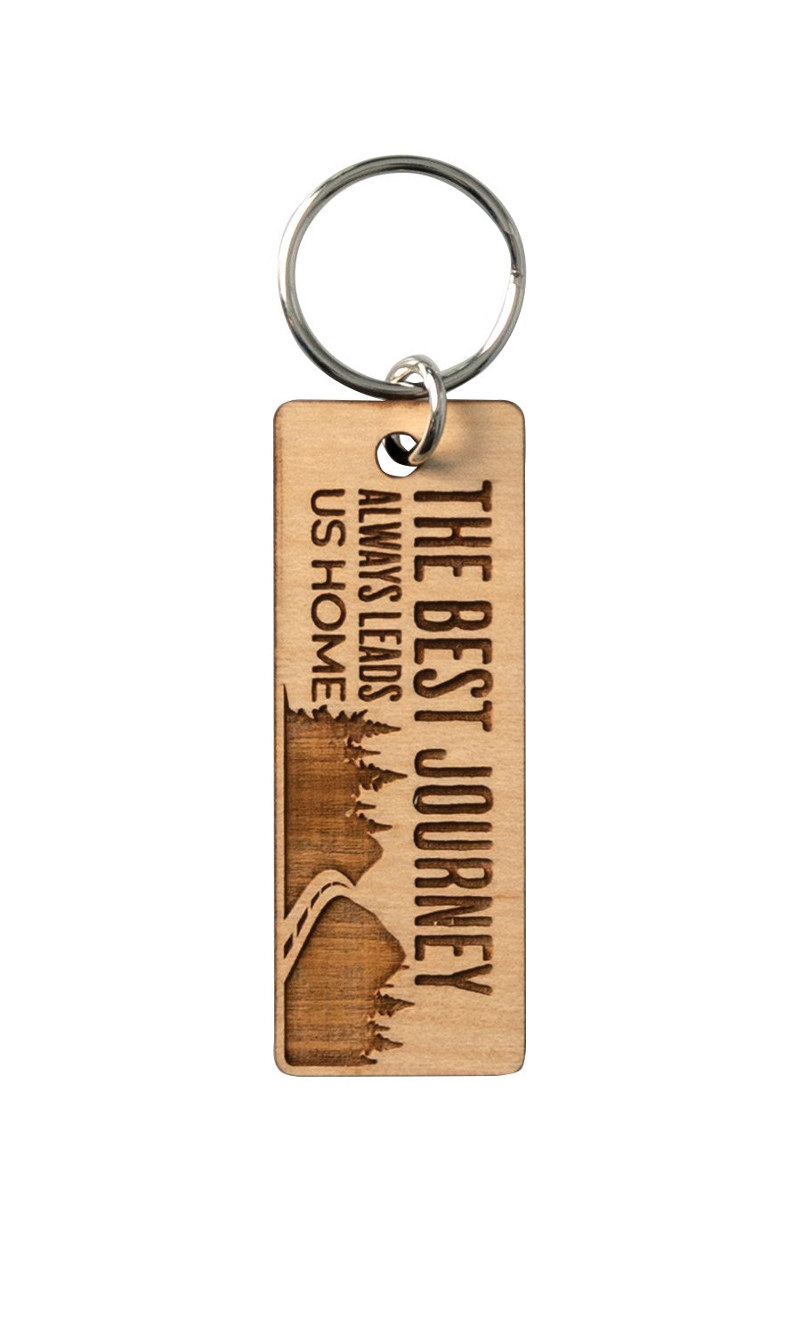 Lasered Keychain-The Best Journey