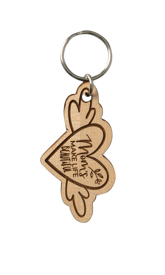 Lasered Keychain-Mom's Make Life