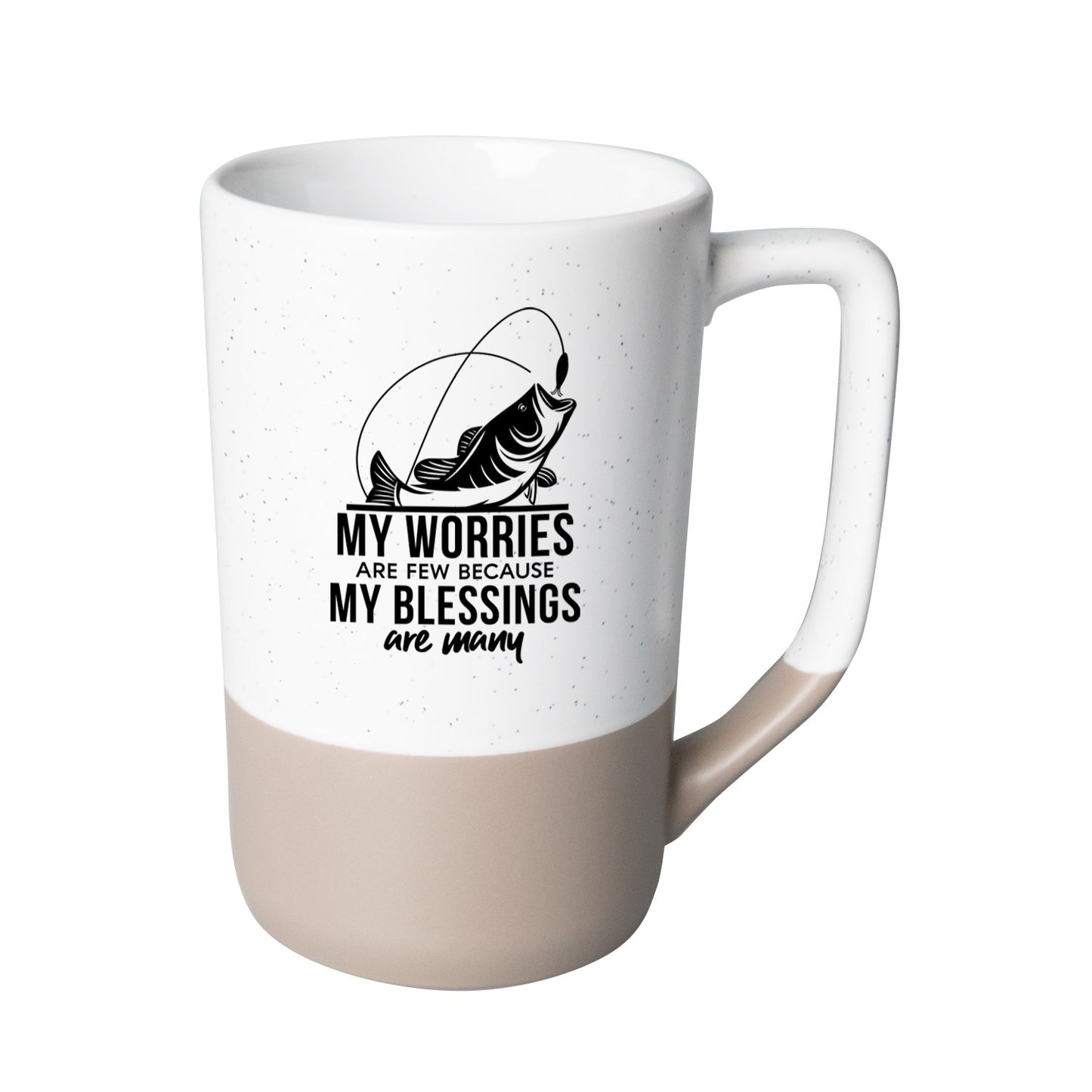Designer Mugs-Pebble-My Worries Are Few