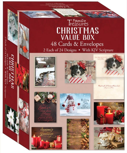 Card-Boxed-Christmas-Value Box (Box Of 48)