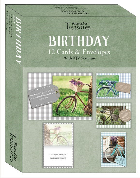 Card-Boxed-Birthday-Bikes (Box Of 12)