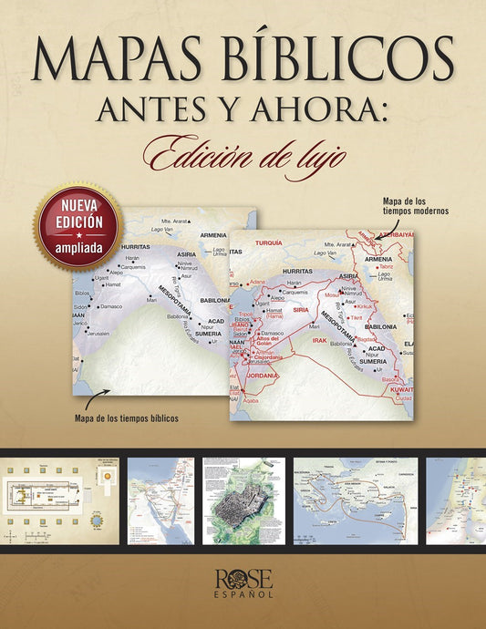 Mapas Biblicos Antes y Ahora: Edicion de Lujo (Deluxe Then And Now Bible Maps!)
