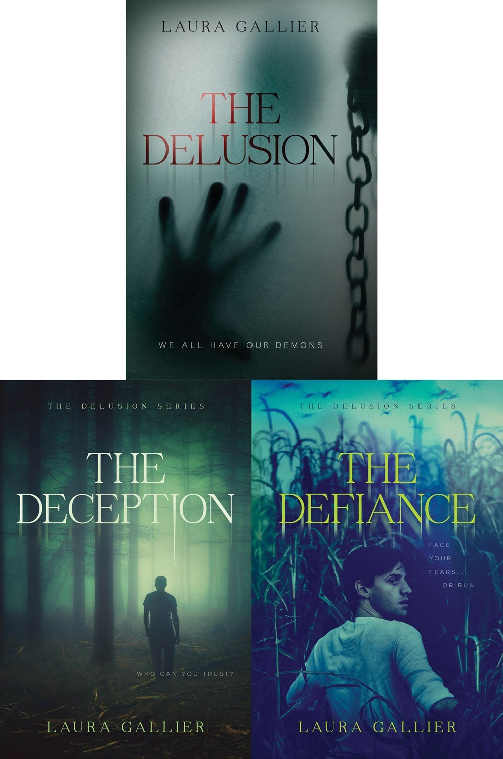 The Delusion Series 3 Book Set: The Delusion/The Deception/The Defiance