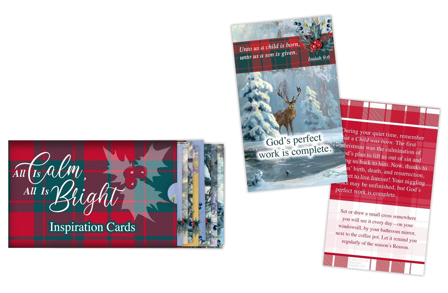 Card-Inspirational-All Is Calm  All Is Bright