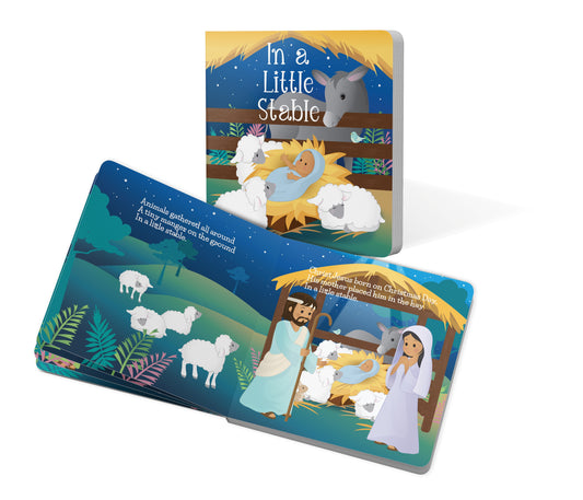 In A Little Stable Board Book (Pack Of 6)