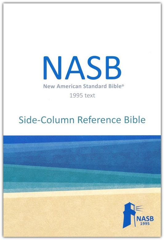 NASB 1995 Side-Column Reference Bible-Blue Leathertex