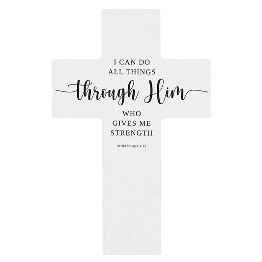 Wall Cross-I Can Do All Things (3.8" x 6")