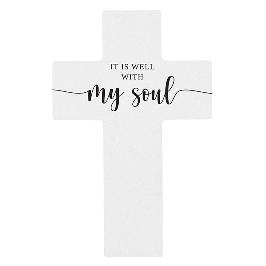 Wall Cross-It Is Well (3.8" x 6")