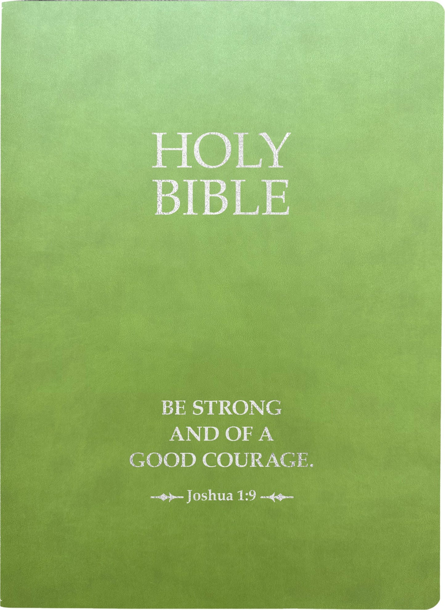 KJVER Holy Bible Be Strong & Courageous Life Verse Edition Large Print-Olive Ultrasoft