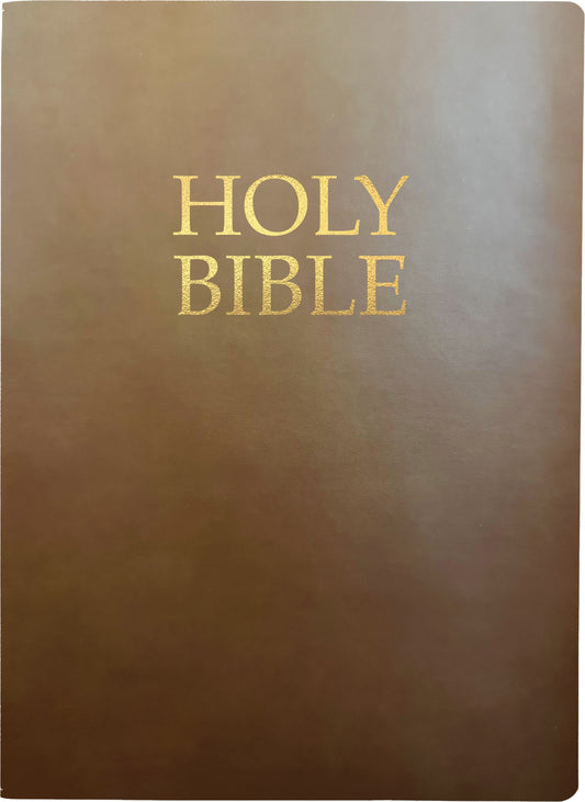 KJVER Holy Bible Large Print-Coffee Ultrasoft