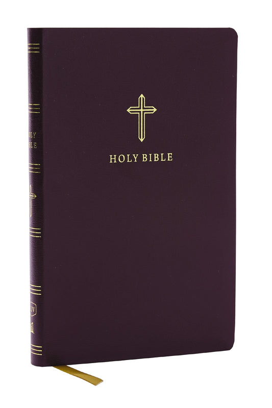 KJV Ultra Thinline Bible (Comfort Print)-Burgundy Bonded Leather