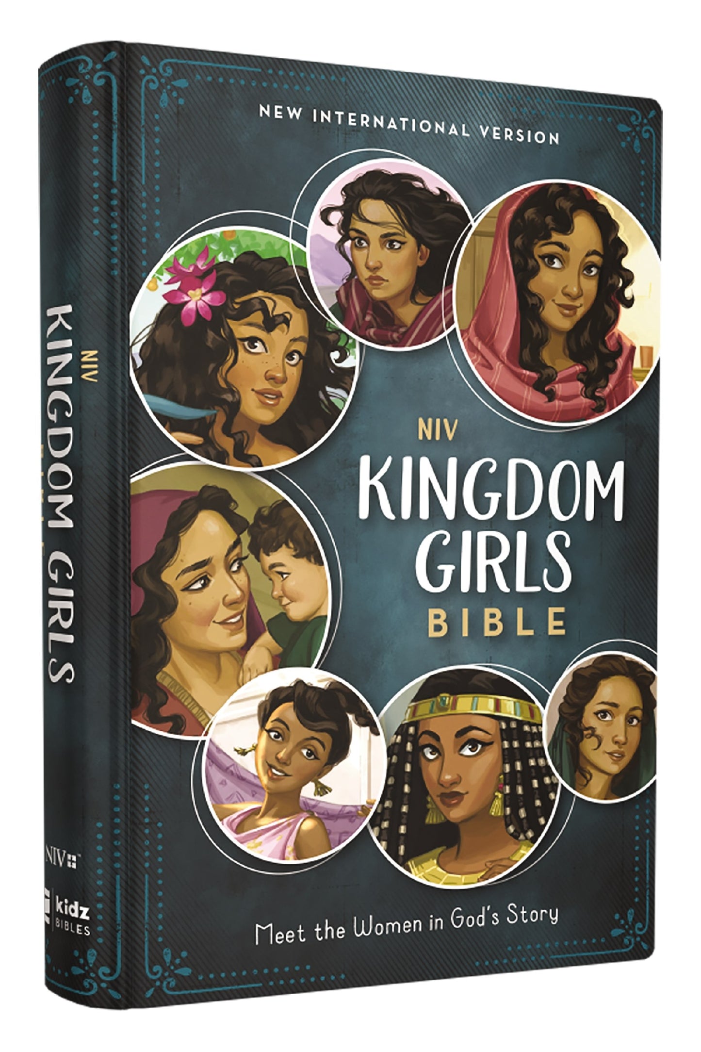 NIV Kingdom Girls Bible (Comfort Print)-Teal Hardcover