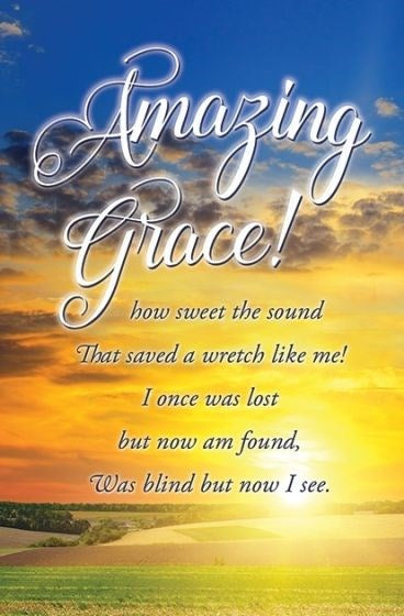 Bulletin-Amazing Grace! How Sweet The Sound (Pack Of 100)