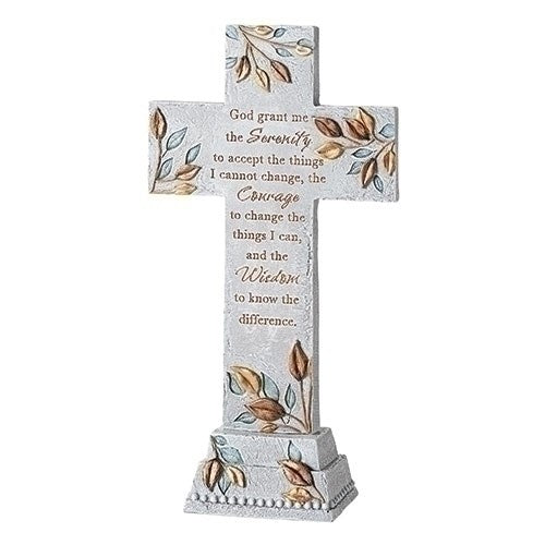 Table Cross-Serenity Prayer (12.5")