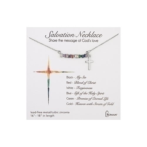 Necklace-Salvation-Silver w/ Gift Box (Adjustable 16-18")
