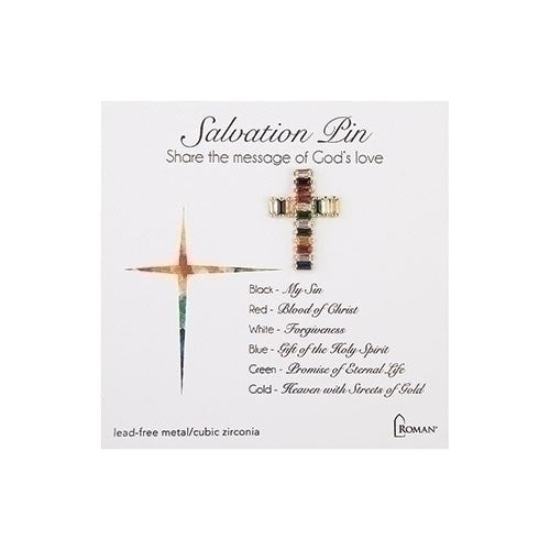 Pin-Salvation-Gold W/ Gift Box (1")