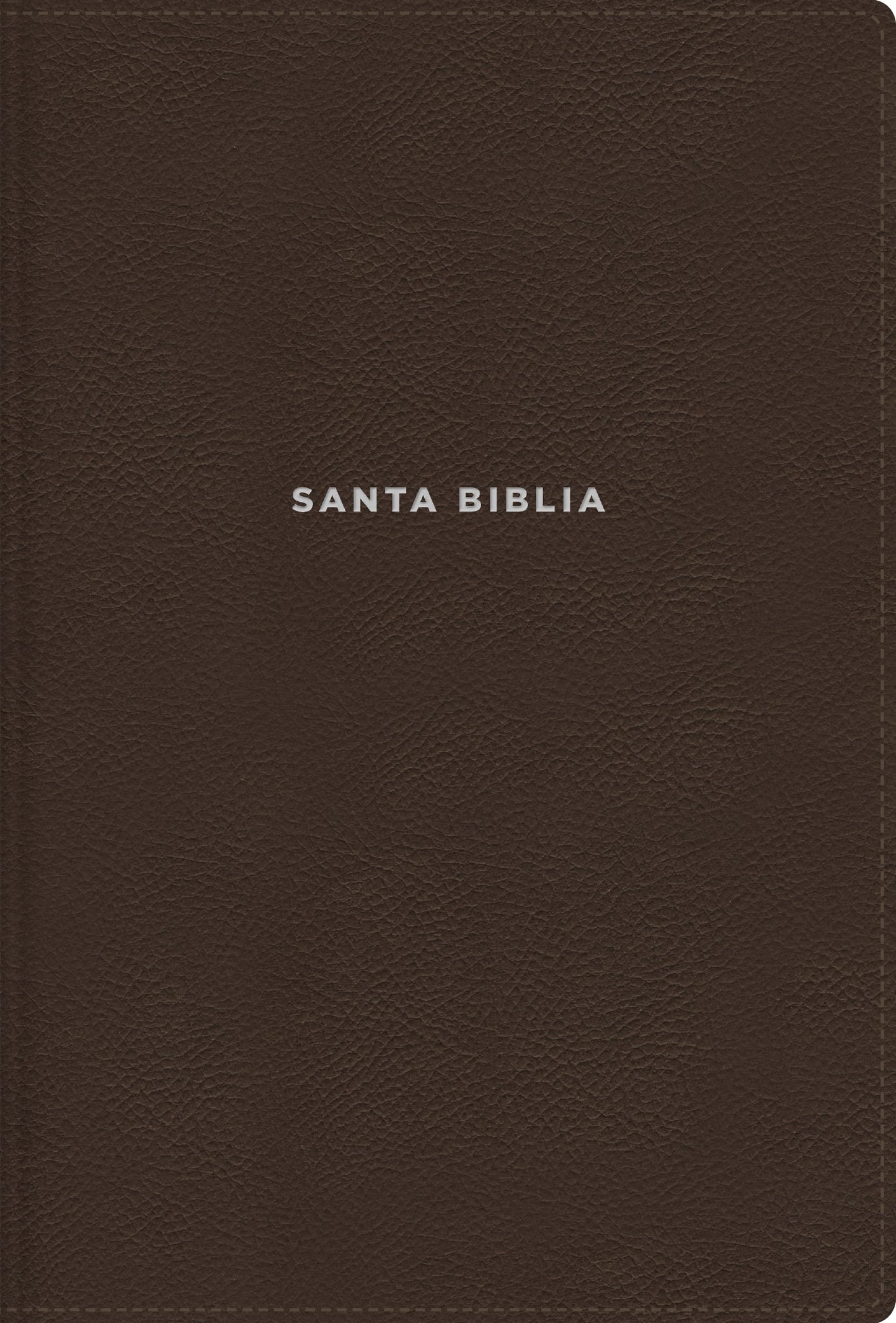 Span-NIV Study Bible/Large Print (Revised Text 2022) (Biblia de Estudio  Letra Grande)-Brown Leathersoft