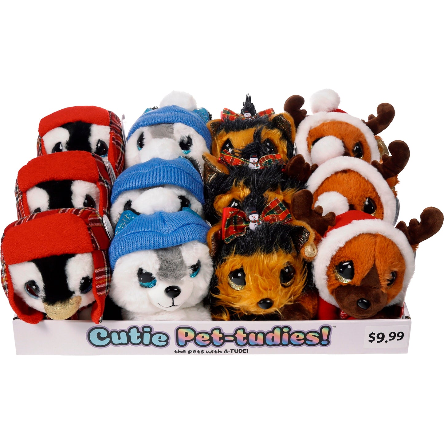 Plush-Cutie Pet-tudies-12-Piece Holiday Pack