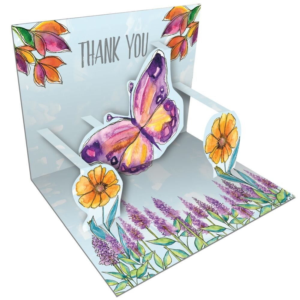 Note Card-Pop Up-Multiple Blessings (Pack Of 8)