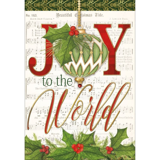 Card-Boxed-Joy To The World (Petite) (Box Of 12)