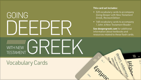 Going Deeper With New Testament Greek Vocabulary And Syntax Cards
