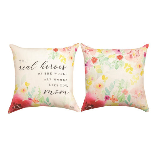 Pillow-The Real Heroes Of The World... (12" x 12")