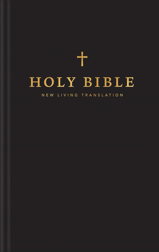 NLT Church Bible-Black Hardcover