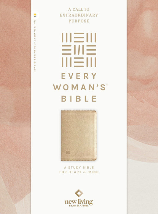 NLT Every Woman's Bible  Filament-Enabled Edition-Soft Gold LeatherLike