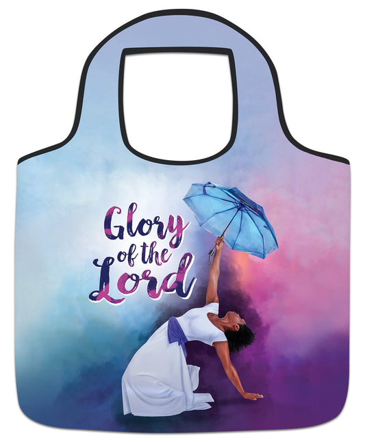Reusable Grocery Bag-Glory Of The Lord (17"W x 21.5" x 2"D)