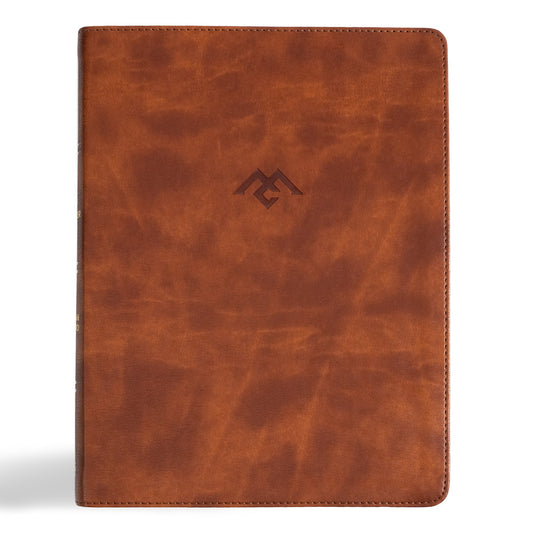 CSB Men Of Character Bible (Revised & Updated)-Brown LeatherTouch