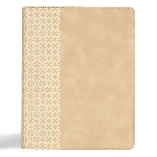 CSB Notetaking Bible  Expanded Reference Edition-Cream SuedeSoft LeatherTouch