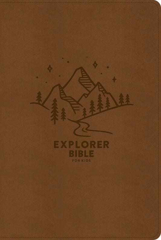KJV Explorer Bible For Kids-Brown LeatherTouch Indexed