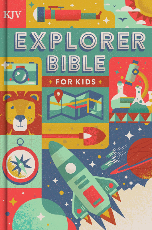 KJV Explorer Bible For Kids-Hardcover