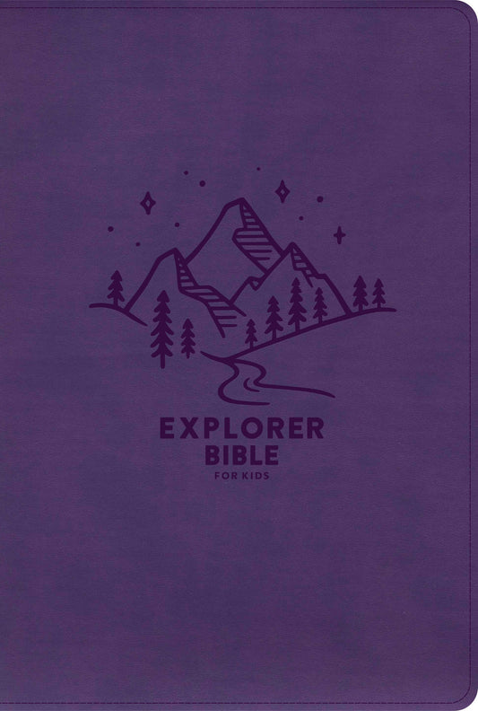 KJV Explorer Bible For Kids-Purple LeatherTouch Indexed