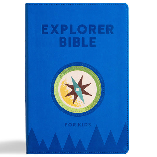 KJV Explorer Bible For Kids-Royal Blue LeatherTouch