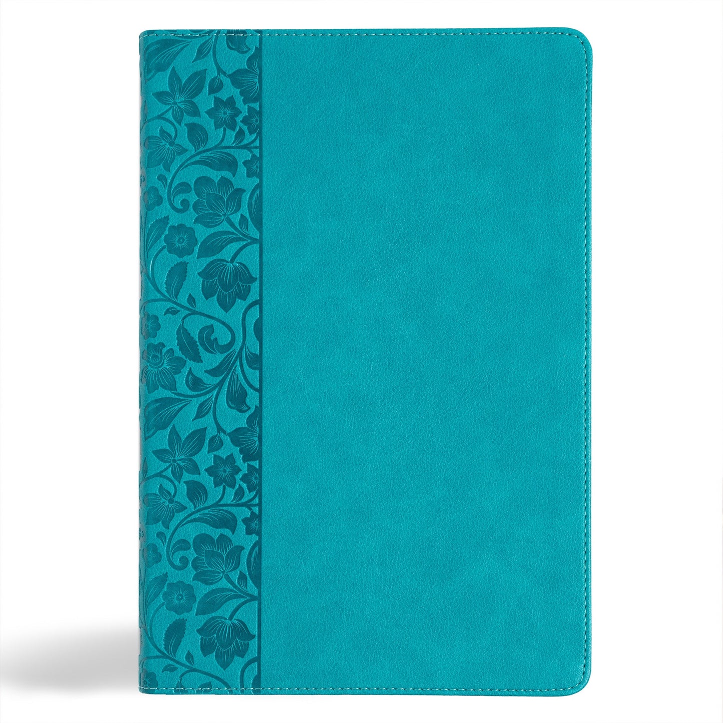 KJV Giant Print Reference Bible-Teal LeatherTouch