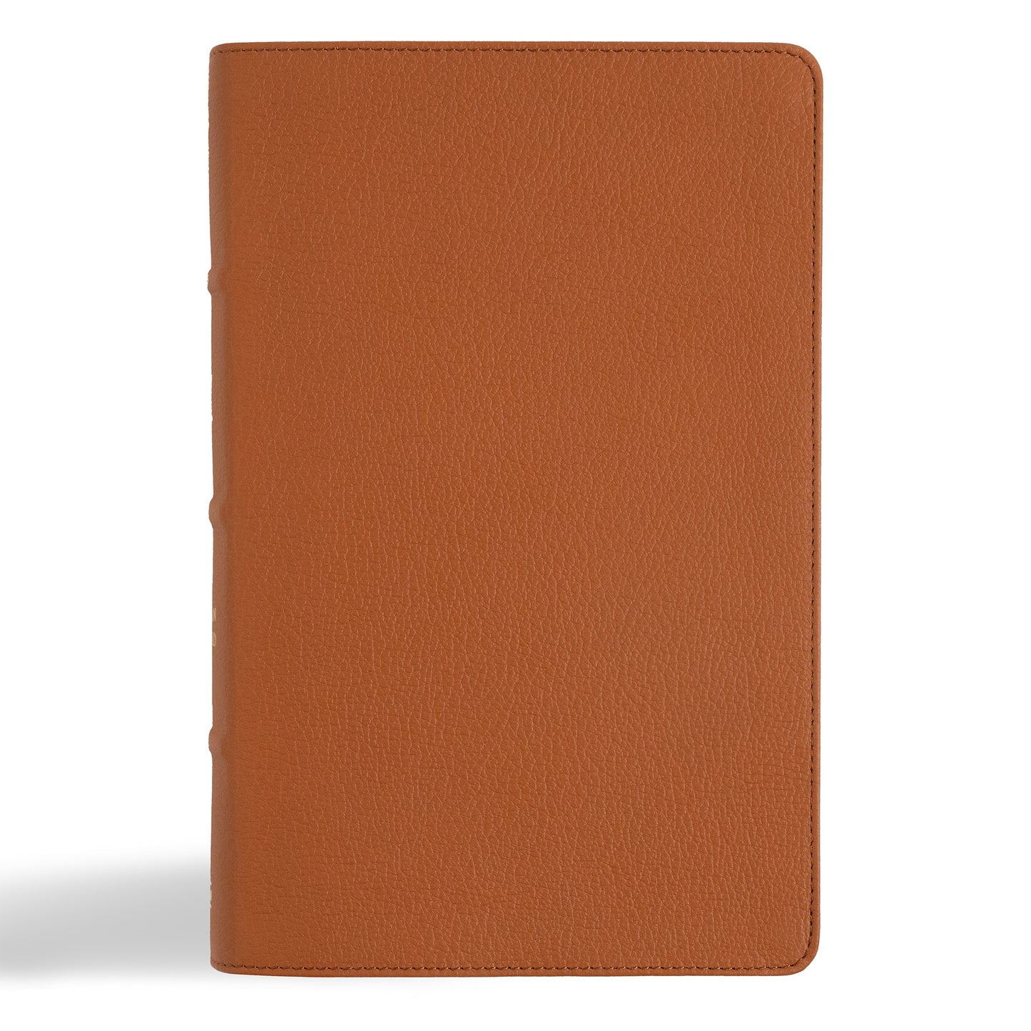 NASB 2020 Single-Column Personal Size Bible-Tan Genuine Leather
