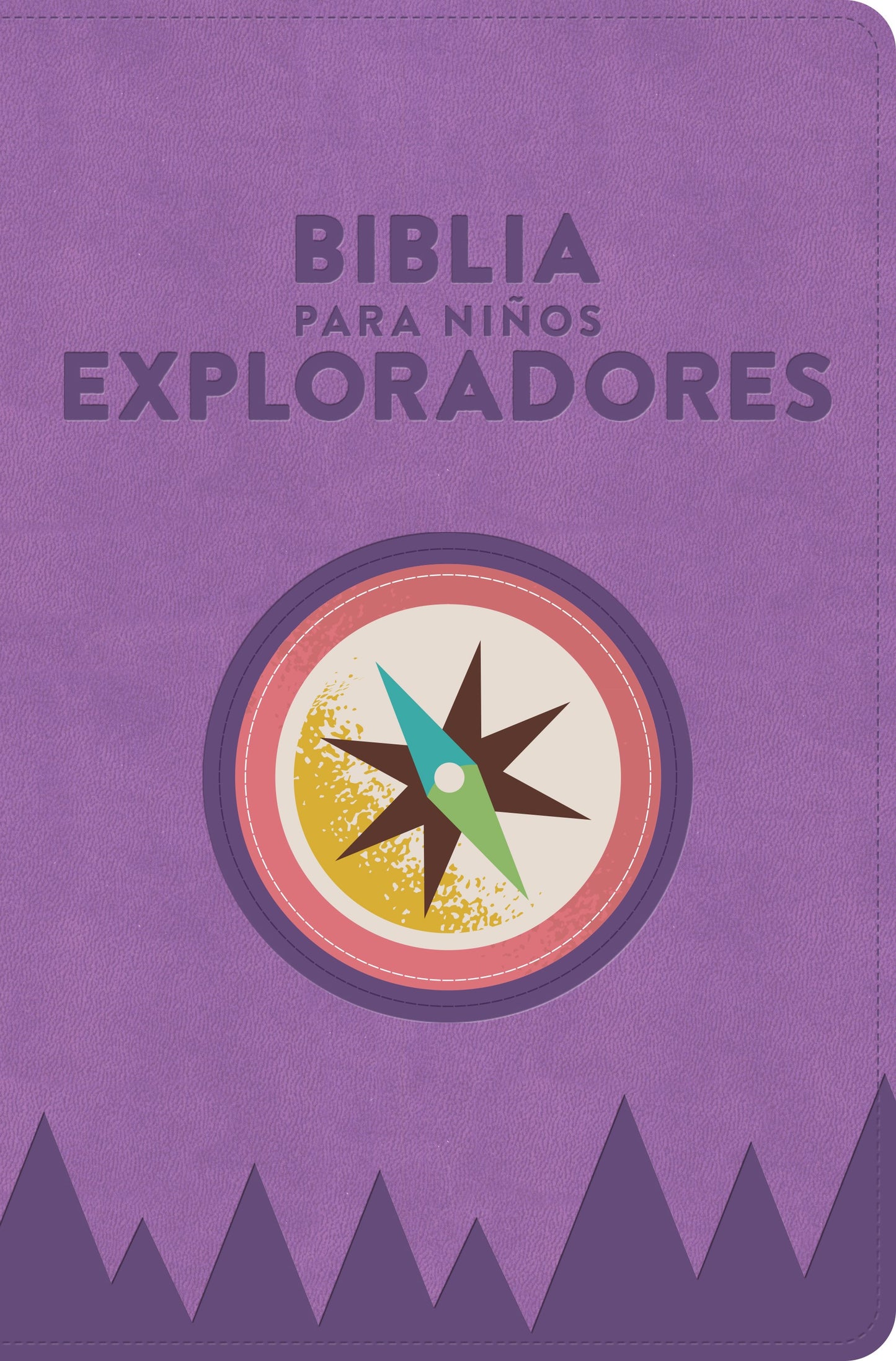 RVR 1960 Biblia para Ninos Exploradores (Kid's Explorer Bible)-Lavender LeatherTouch