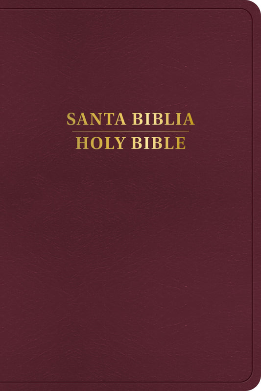 RVR 1960/KJV Biblia Bilingue (Bilingual Bible)-Burgundy Imitation Leather