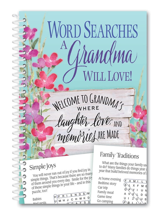 Word Searches A Grandma Will Love!