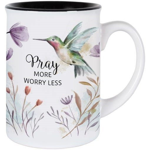 Mug-Pray More Worry Less (20oz) (Pack Of 4)
