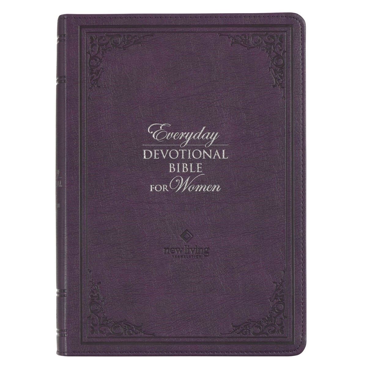 NLT Everyday Devotional Bible for Women-Purple Faux Leather