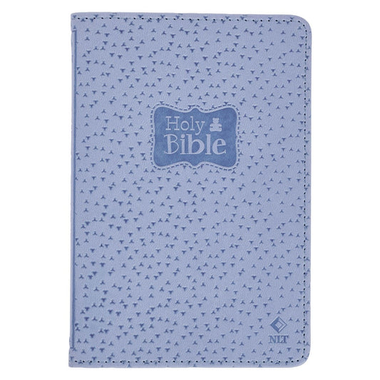 NLT New Testament Keepsake Bible For Boys w/Psalms-Blue Faux Leather